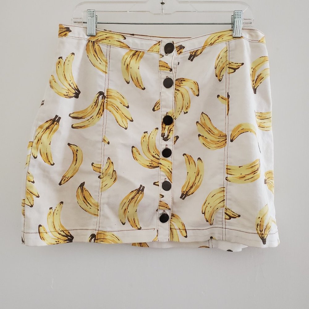 Urban Outfitters Banana Print Skirt